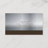 Metalen, visitekaartjes (Achterkant)