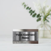 Metalen Visitekaartjes (Staand voorkant)