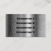 Metalen Visitekaartjes (Achterkant)