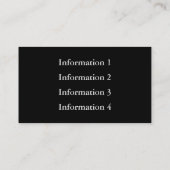 Metalen Visitekaartjes van klasse (Achterkant)