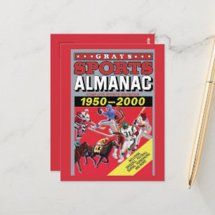 Metalen wandkunst Sport Almanak Briefkaart