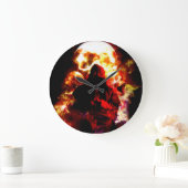 Metalen wizard 2-klok grote klok (Huis)