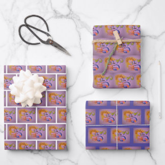 Metalfant Birthday Wrapping Paper Sheet Set 3