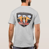 Metalfant Emblem Adult T-Shirt - Grijs - tweezijdi (Achterkant)