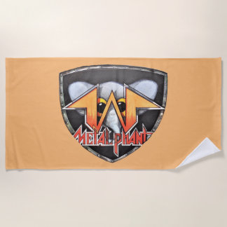 Metalfant Emblem Beach Towel, één afbeelding Strandlaken