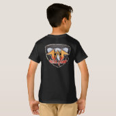 Metalfant Emblem Kinderen 2-zijdig T-shirt (Achterkant volledig)