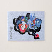 Metalfant Heart Guitar Puzzle Legpuzzel (Horizontaal)