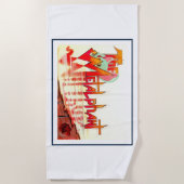 Metalfant keukendoek - één afbeelding strandlaken (Voorkant)