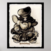 Metalfant Metaal Poster - diverse formaten en papi (Voorkant)