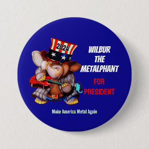 Metalfant voor President 2024 Button