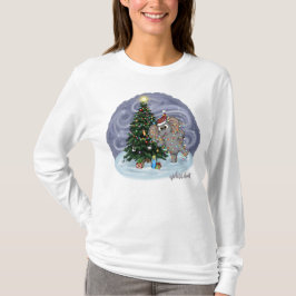 Metalfant Wilbur in een lange hoes voor vrouwen T-shirt