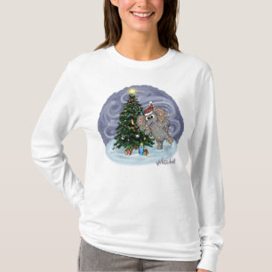 Metalfant Wilbur in een lange hoes voor vrouwen T-shirt