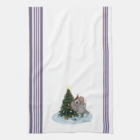 Metalfant Wilbur in Lightts Kitchen Towel Theedoek (Verticaal)