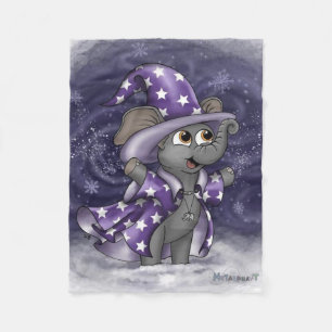 Metalfant Wilbur in Winter Fleece Blanket Deken