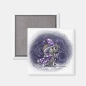 Metalfant Wilbur in Winter Magnet Magneet (Voorkant / Achterkant)
