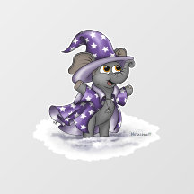 Metalfant Wilbur in Winter Window Cling