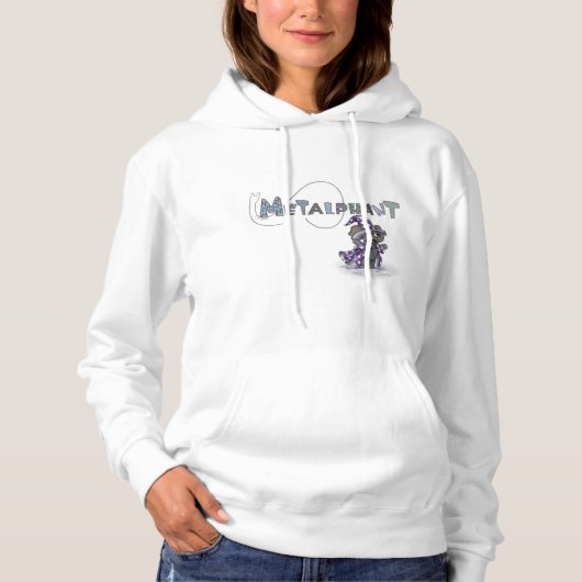 Metalfant Wilbur in Winter Women's Hoodie (Voorkant)