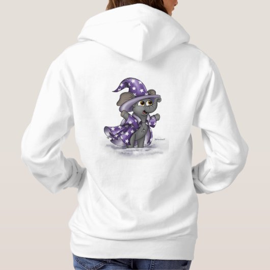 Metalfant Wilbur in Winter Women's Hoodie (Achterkant)