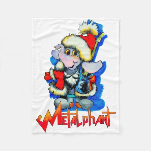 Metalfant Winter Holiday Fleece Blanket (Voorkant)