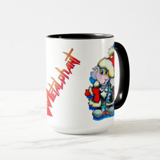 Metalfant Winter Holiday Mok (Voorkant rechts)