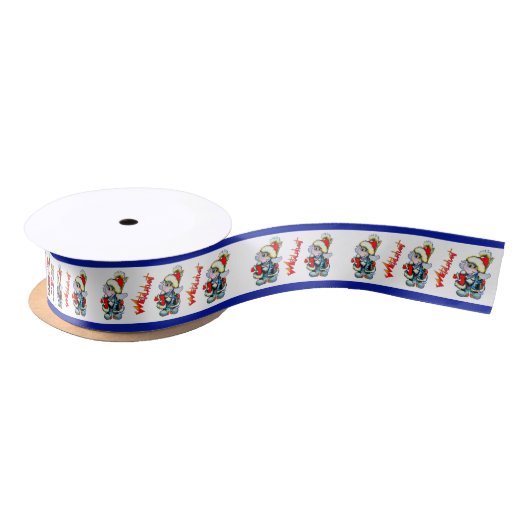 Metalfant Winter Holiday Ribbon - 1,5 inch breed Lint (Spoel)