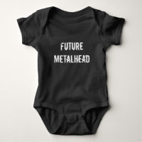 Metalhead baby outfit