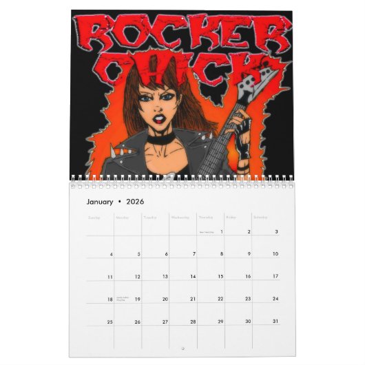 Metalhead Calender Kalender (Jan 2026)