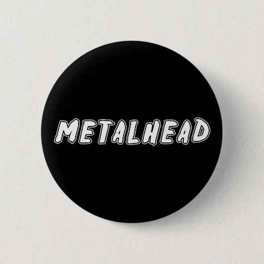 Metalhead Ronde Button 5,7 Cm (Voorkant)