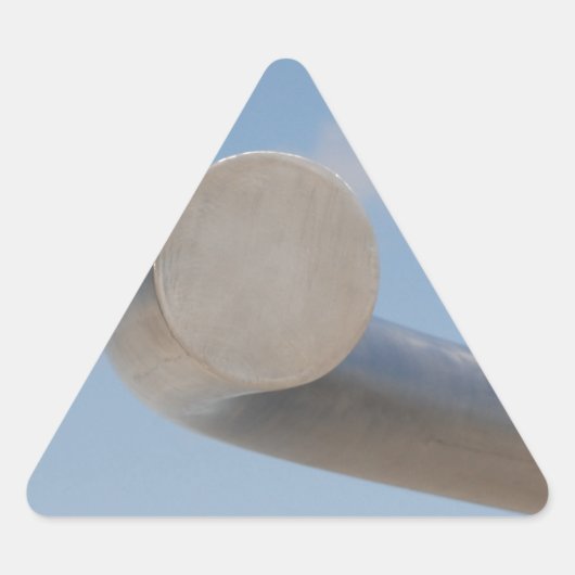 Metalic Blue Skies Driehoek Sticker (Voorkant)