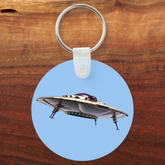 Metalic UFO-Sleutelhanger Sleutelhanger (Voorkant)