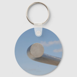 Metalige Blauwe Luchten Sleutelhanger