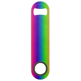 Metalische regenboogbalk speed flessenopener
