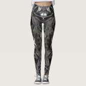 Metallic Abstract 101 Leggings (Voorkant)