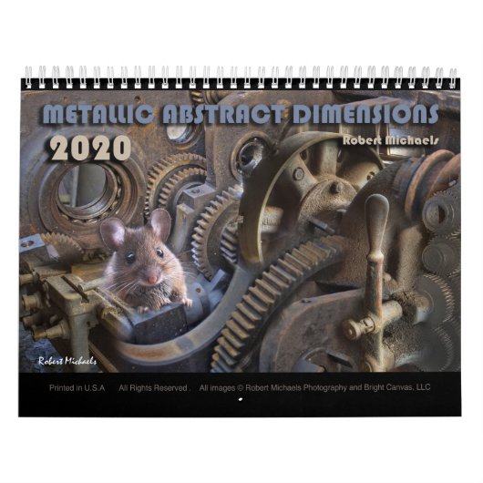METALLIC ABSTRACTE DIMENSIES - Wandkalender 2020 Kalender (Hoes)