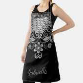 Metallic Abstracte Floral Schort (Insitu)