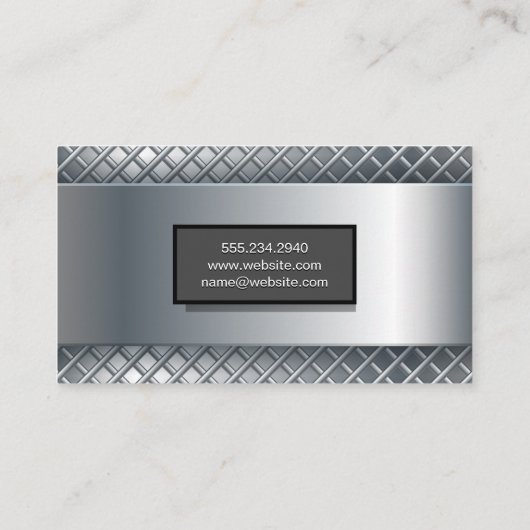 Metallic achtergrond | Metaal Abstract patroon Visitekaartje