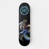 *~* Metallic AP88 Elementaire Fierce Blauwgroen Dr Skateboard (Voorkant)