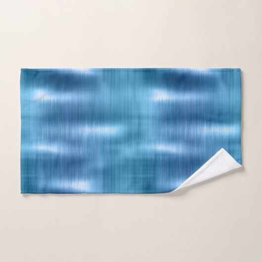 Metallic Aqua Blue Bad Handdoek (Handdoek)