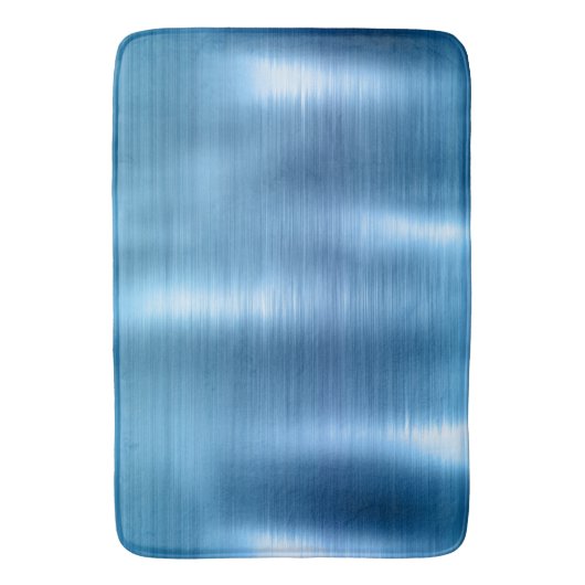 Metallic Aqua Blue Badmat (Voorkant Verticaal)