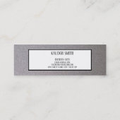 Métallic Argent blanc Graduation Insérer carte de  (Dos)