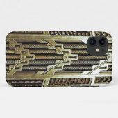 Metallic art nouveau design, , elegant, chic, Case-Mate iPhone case (Achterkant (horizontaal))