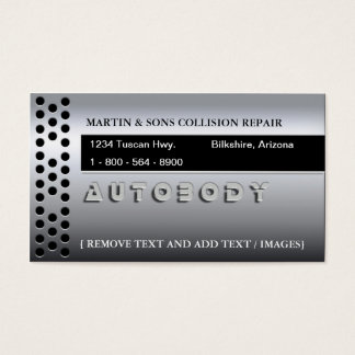 METALLIC AUTO VISITEKAARTJE