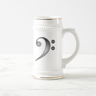 Metallic Bass Clef Bierpul