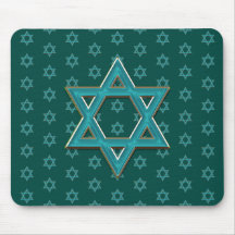 Metallic blau Ster van David
