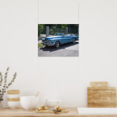 Metallic Blue Buick Skylark 1953 Poster (Keuken)