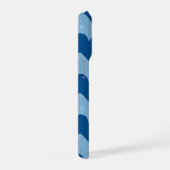 Metallic blue geometric diamond shapes (Côté droit)