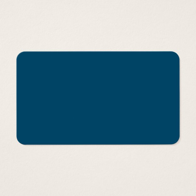 Metallic Blue, Slate Blue, Smalt Blue, Visitekaartje (Voorkant)