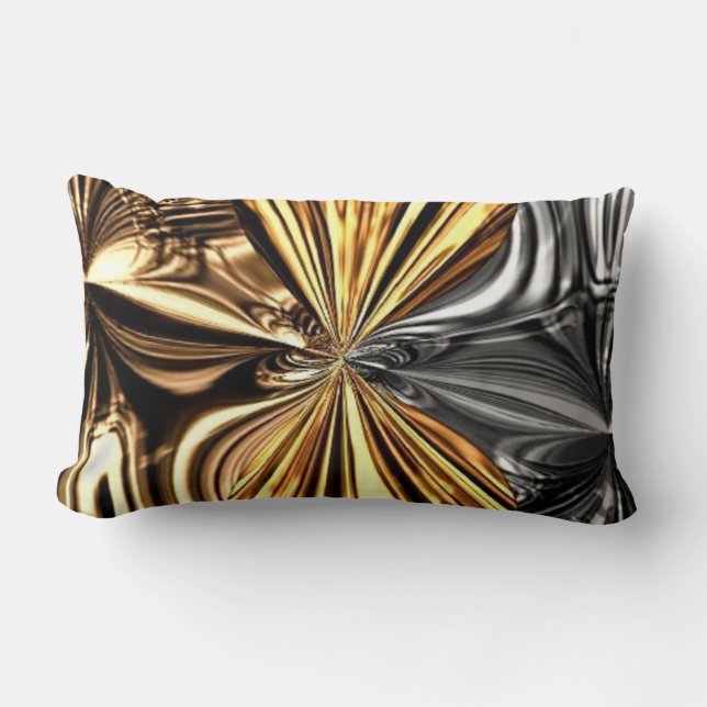 Metallic Bow Liquid Knotting Pillow Kussen (Voorkant)