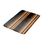 Metallic Bronze Copper Brown Ombre Stripes Badmat (Gekanteld)