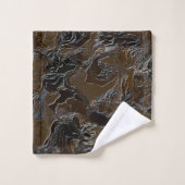 Metallic Brown Camouflage Bad Handdoek (Wasdoekje)